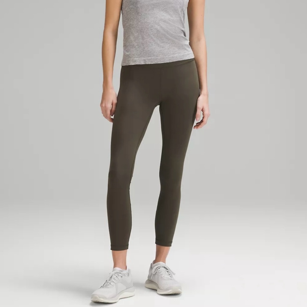 NWT lululemon Base Pace HR 25”. Size 12. DKOV - Dark Olive..